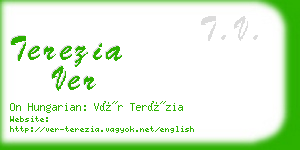 terezia ver business card